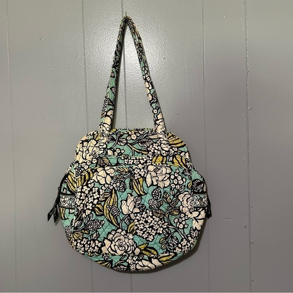 Vera Bradley Island Blooms Tote Purse Shoulder Bag - Picture 2 of 3